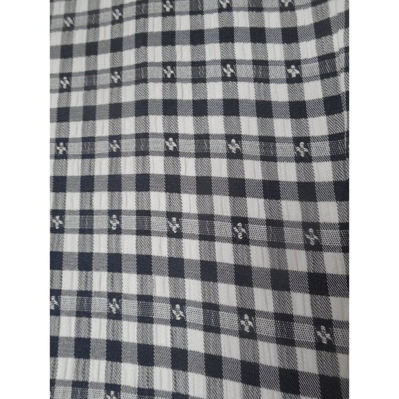 Tommy Hilfiger Womens Blue White Plaid Blazer Elbow Patches Lined Size 14 NWOT - Picture 5 of 9